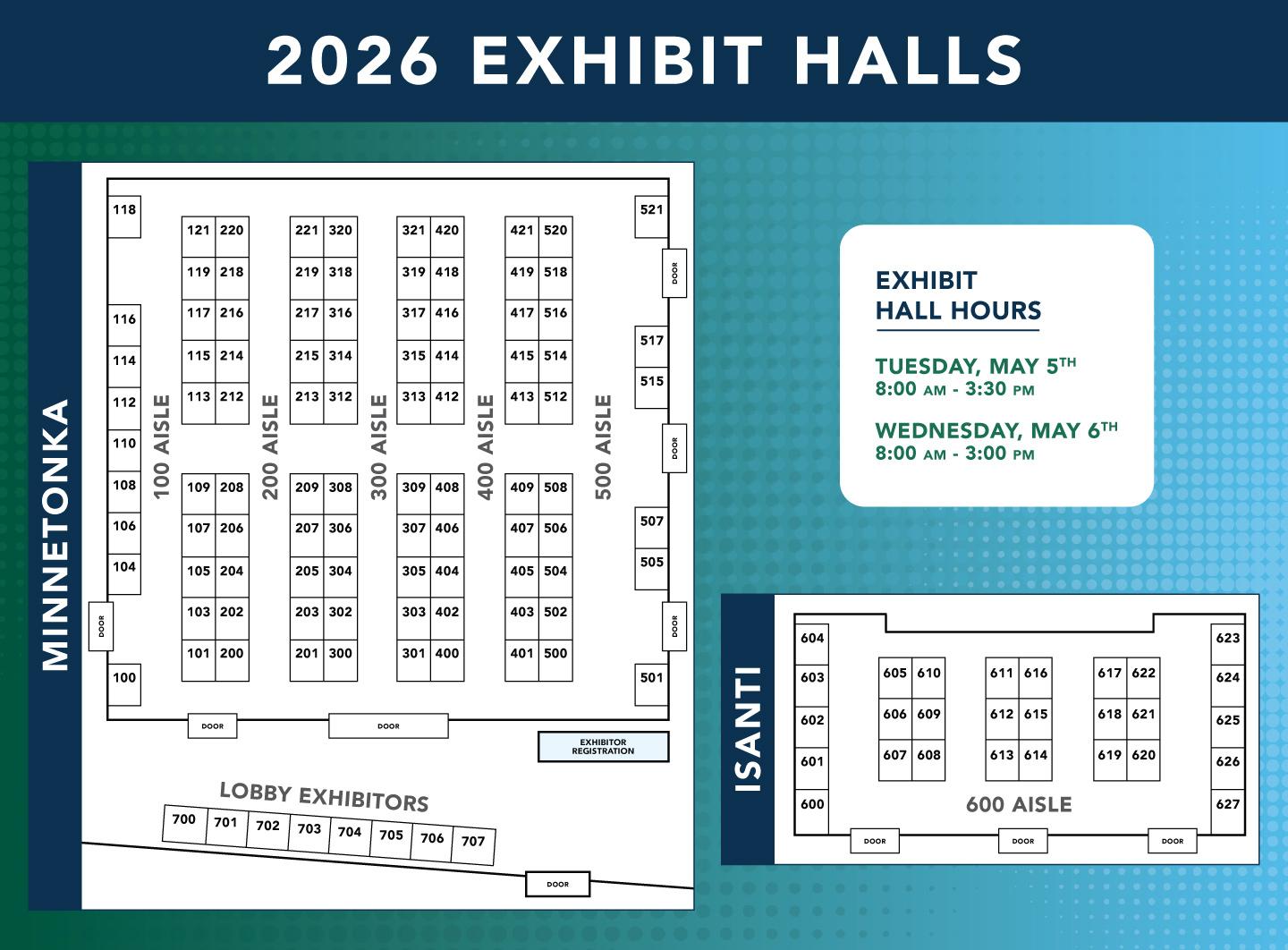 Exhibit hall floorplan