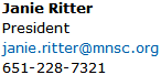 image of Janie Ritter's Contact information